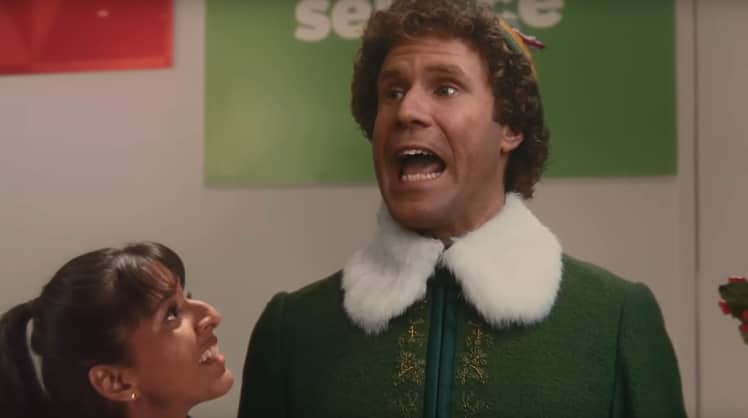Will Ferrell gibt im Weihnachtsspot von Asda eine seiner Paraderollen. © Asda