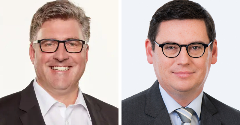 Axel Hellmann und Oliver Leki