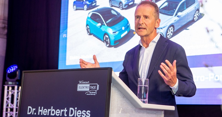 Herbert Diess – der ehemalige Vorstandvorsitzende von der Volkswagen AG ist nach wie vor aktiv auf dem Business-Netzwerk - Fotos: LEADERSNET/Mikes