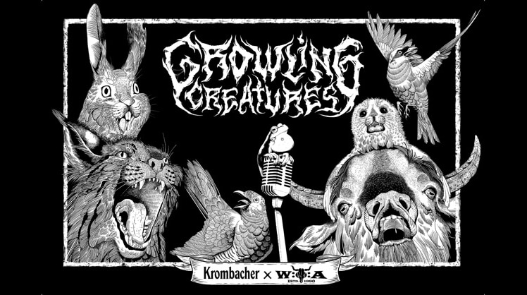 Die Growling Creatures © Krombacher Brauerei GmbH & Co.