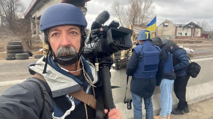 Pierre Zakrzewski, Kameramann und Fotograf des US-Senders Fox News, wurde in der Ukraine getötet. © Fox News