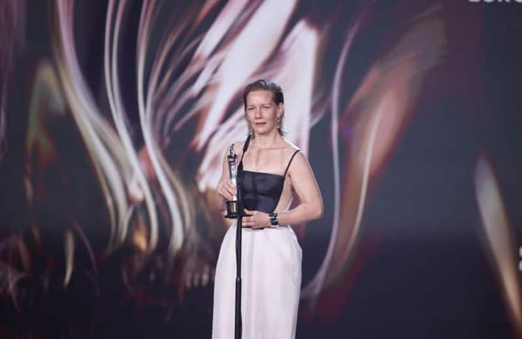 Hollywoods neuer Shooting Star – Sandra Hüller, kürzlich als Beste Schauspielerin bei den European Film Awards geehrt. @ Sebastian Gabsch