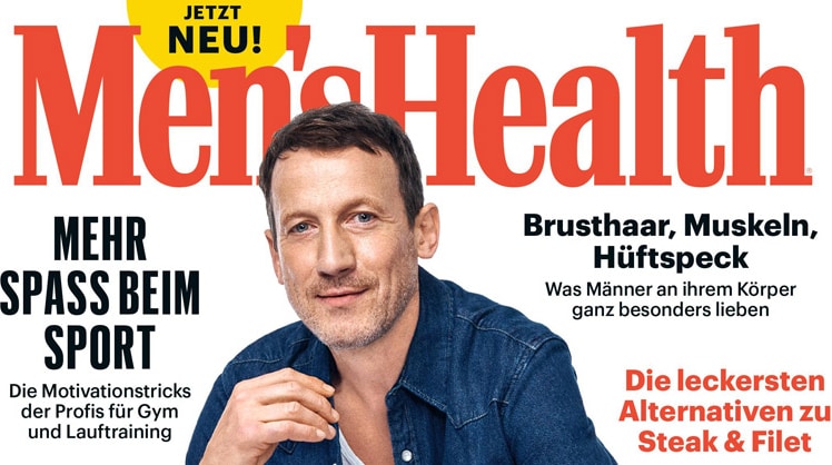 Wotan Wilke Möhring ziert das Cover der neuen "Men's Health"-Ausgabe. © Motor Presse Hamburg