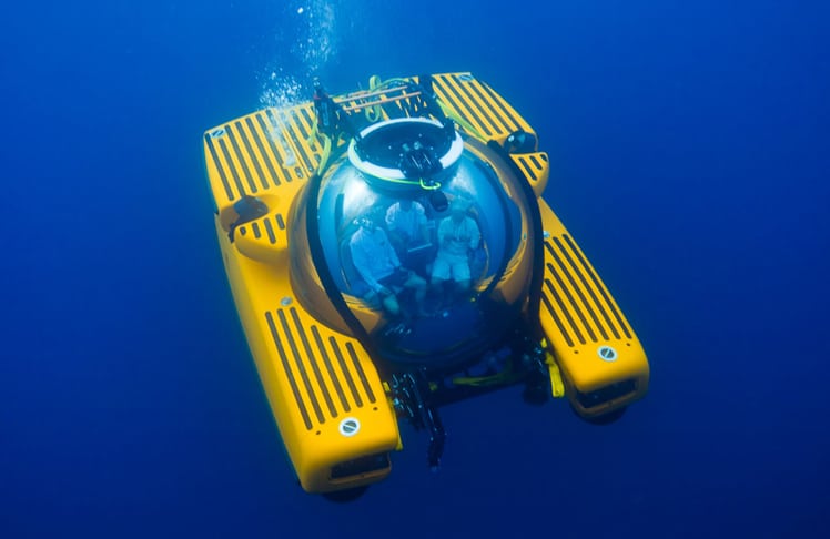 Die Triton-U-Boote sind nicht nur wegen des Beatles-Songs "Yellow Submarine" vorwiegend gelb, sondern auch weil sie in den dunklen Tiefen des Ozeans dadurch besser sichtbar sind. ©  Triton Submarines