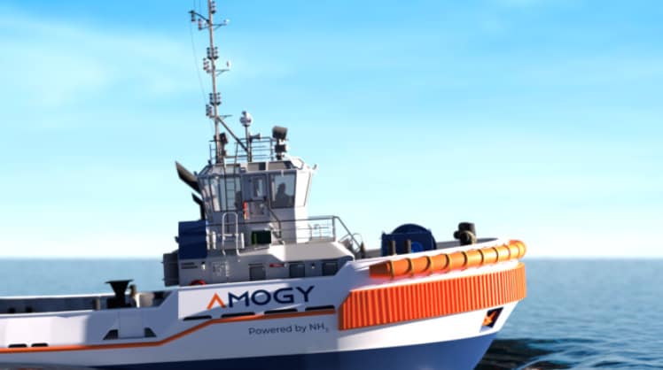 Ammoniak als "grüner" Treibstoff könnte einen großen Beitrag für klimaneutralen Schiffsverkehr leisten. © Amogy