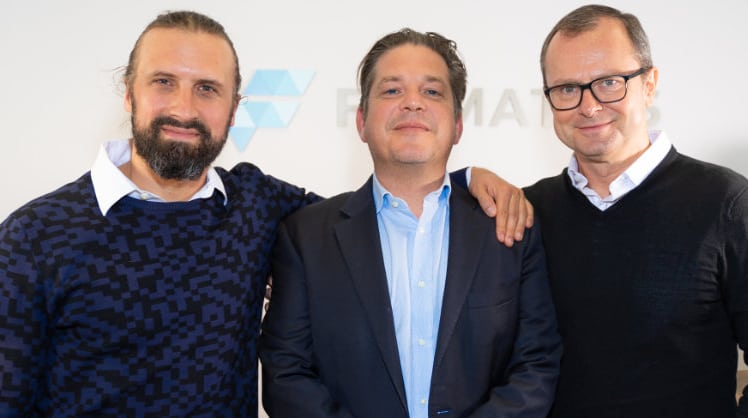 Die Geschäftsführer von Finmatics Patrick Sagmeister, Christoph Prieler und Jens Quadbeck ©Finmatics