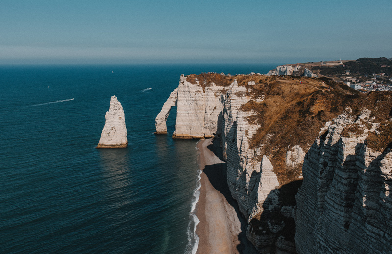 Die Klippen von Étretat
