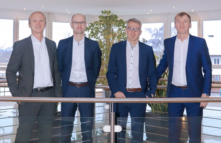 Das Scaltel-Führungsteam mit den Geschäftsführenden Christian Skala, Tim Stachel, Robert Ihler und Joachim Skala. © Scaltel