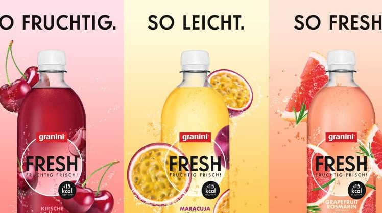 Ab Mai ist die Fruchtkompetenz der beliebten Saftmarke "granini" auch im Schorle-Segment zu finden und setzt neue Trends © Eckes-Granini Group GmbH