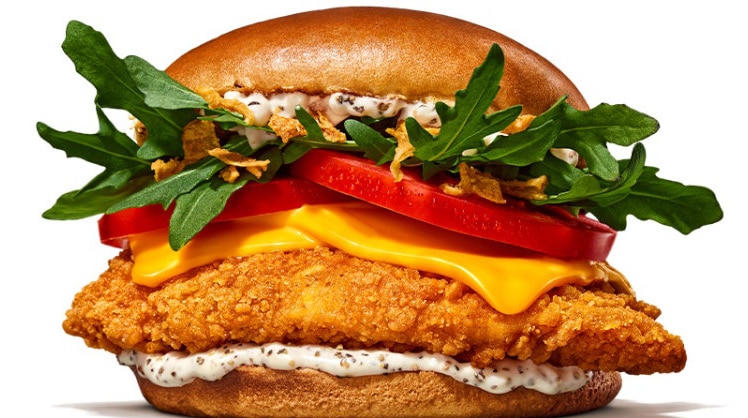 Der neue "Crunchy Pepper Chicken" ergänzt ab sofort die "King's Selection" bei Burger King © Burger King Deutschland GmbH