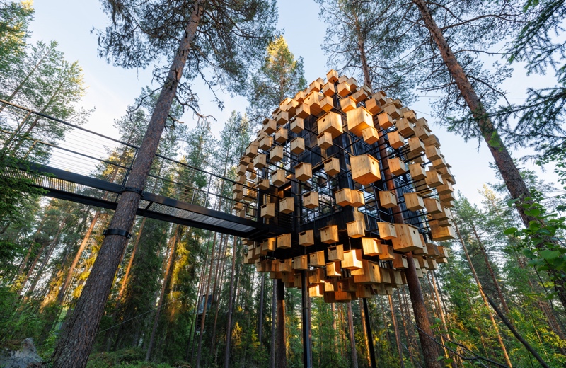 "Treehotel" in Harads (Schweden)