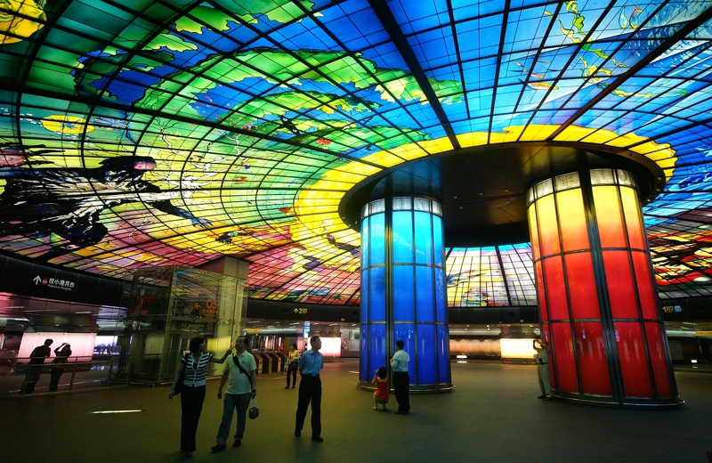 Formosa Boulevard Station in Kaohsiung (Taiwan)