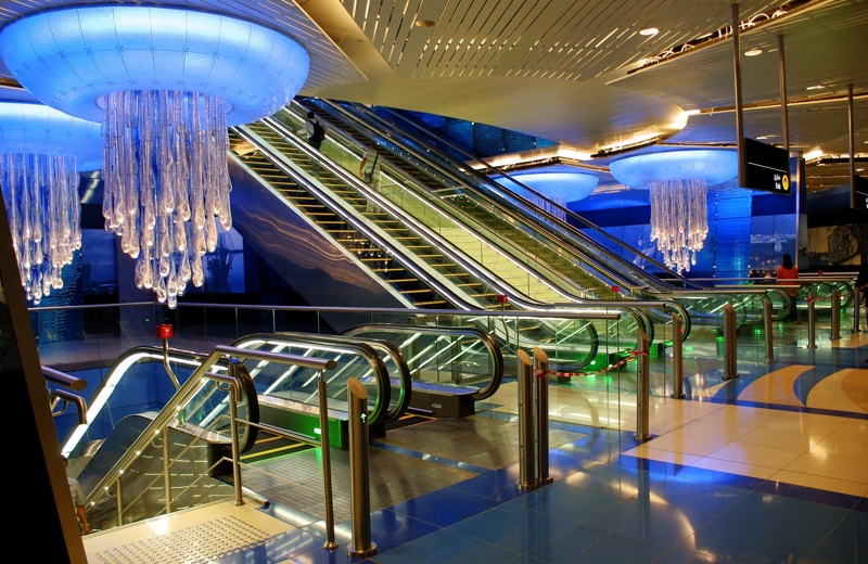 U-Bahnstation "BurJman" in Dubai