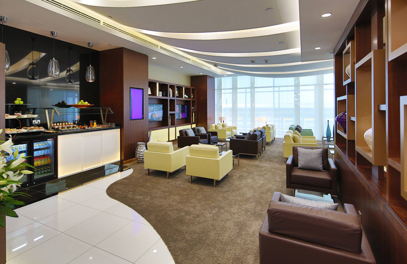 Etihad First Class and Arrivals Lounge am Abu Dhabi International Airport