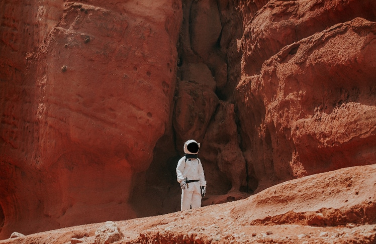 Könnte die Menschheit doch auf den Mars auswandern, wenn die Erde zu ungemütlich wird? © Nicholas Lobos/Unsplash