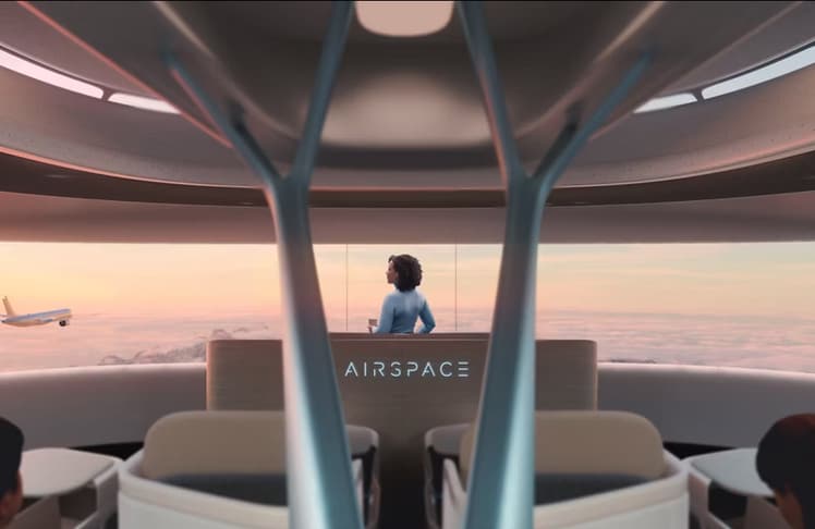 Große Screens sollen den Eindruck vermitteln, freie Sicht zu haben. © Airbus