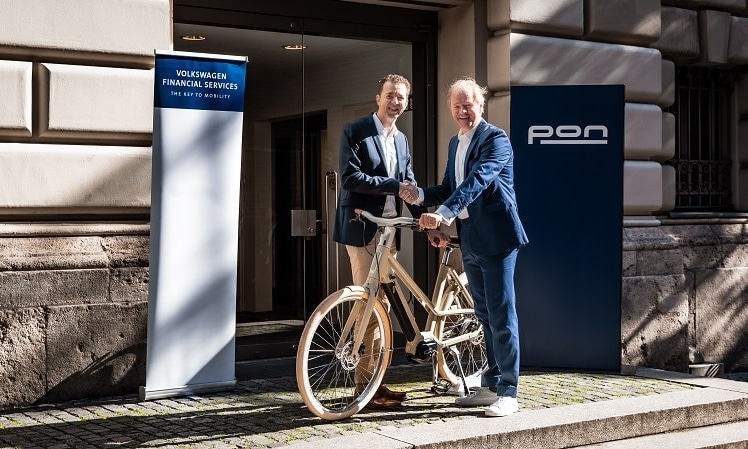 Dr. Christian Dahlheim (CEO von VW FS) und Janus Smalbraak (CEO von PON)
Fotocredit: Bike Mobility Services GmbH