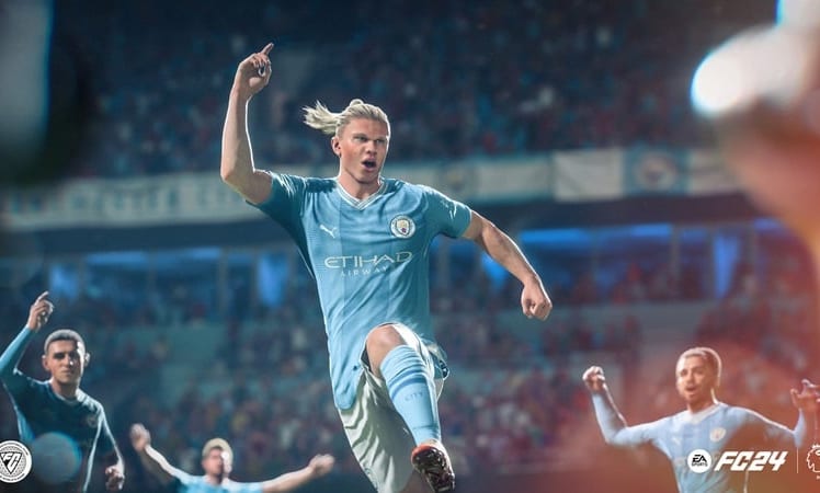 Jubel bei Electronic Arts: Auch unter neuer Firmierung bleibt man mit der eigenen Fußballsimulation Meisterschaftskandidat (Bildrechte: EA Sports)