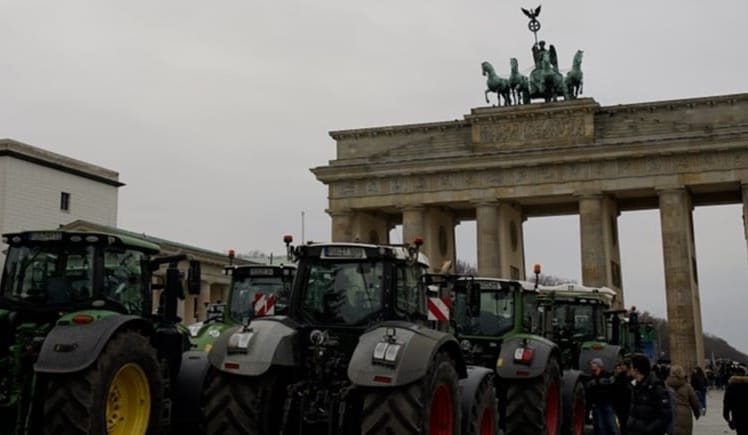 Die Protestmaßnahmen der zweiten Januarwoche werden sich längst nicht nur auf die Hauptstadt beschränken (Bildrechte: Deutscher Bauernverband)