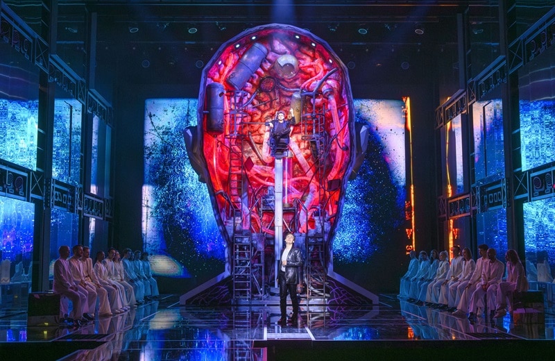 Szene aus "Rock me Amadeus - Das Falco Musical" in Wien (Bild: VBW / Deen van Meer)