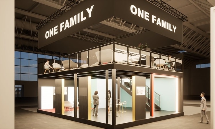 Visueller Vorgeschmack auf den "One Family"-Stand auf der LogiMAT 2024 (Bild: Toyota Material Handling)