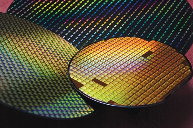 Sogenannte Wafer, also Scheiben aus Halbleiter-Material, die zur Fertigung benötigt werden (Bild: Taiwan Semiconductor Manufacturing Co., Ltd.)