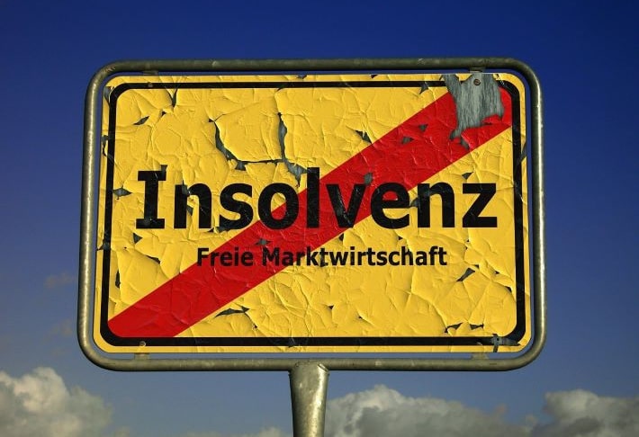 Regelinsolvenzen in Deutschland nehmen seit Juni 2023 zu. ©  Gerd Altmann auf Pixabay