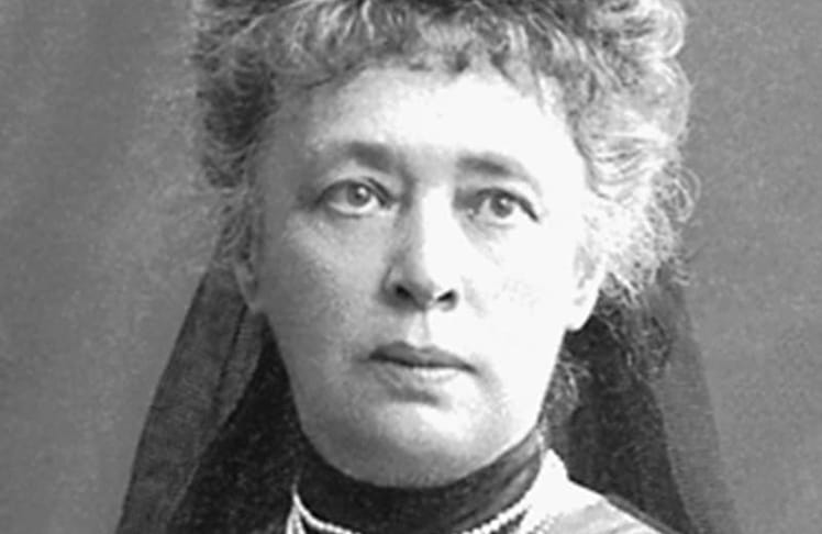 Bertha von Suttner, erste Trägerin des Friedensnobelpreis, im Jahre 1905 (Bild gemeinfrei)