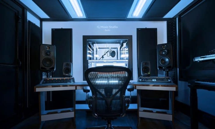 O2 hat die auf Hip-Hop-Musik spezialisierten Producing-Studios umfassend umgebaut und mit leistungsstarken Glasfaser-Leitungen ausgestattet. © o2 Telefónica