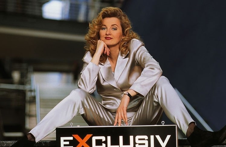 Frauke Ludowig als "Exclusiv"-Moderatorin im Jahre 1995 (Bild: RTL / Stephan Pick)