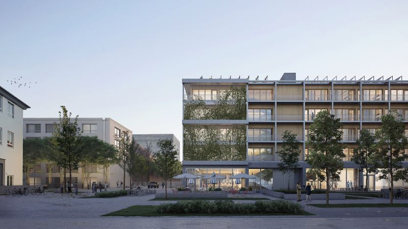 Digitale Visualisierung des geplanten BMW Group Talent Campus in München. © BMW Group