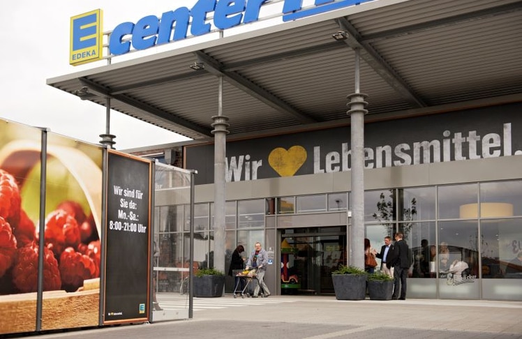 Edeka-Markt vor Sortimentsanpassung: Bestellmengen bei zehn AB InBev-Marken reduziert.