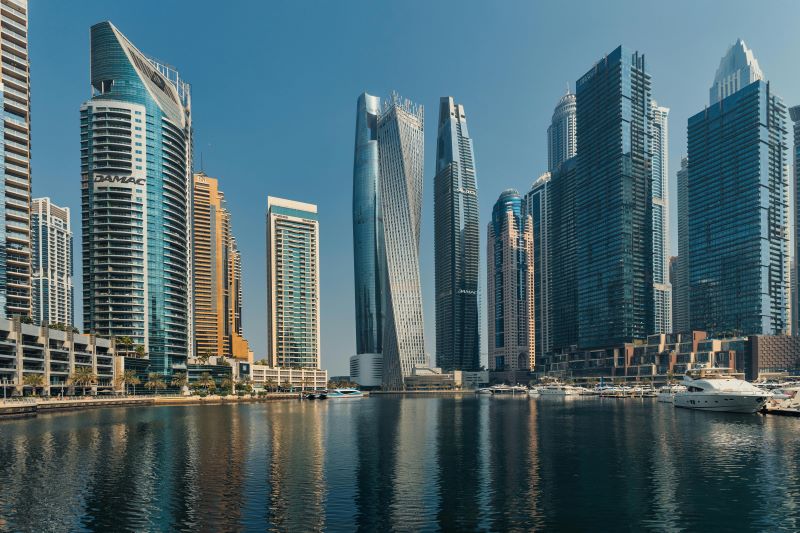 Das Ciel Dubai Marina am Hafen von Dubai ist mit 377 Metern aktuell das höchste Hotelgebäude der Welt © Denys Gromov/Pexels