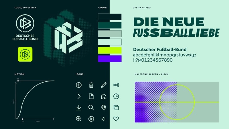 Einblick ins überarbeitete DFB-Schriftbild (Bild: DFB / Strichpunkt)