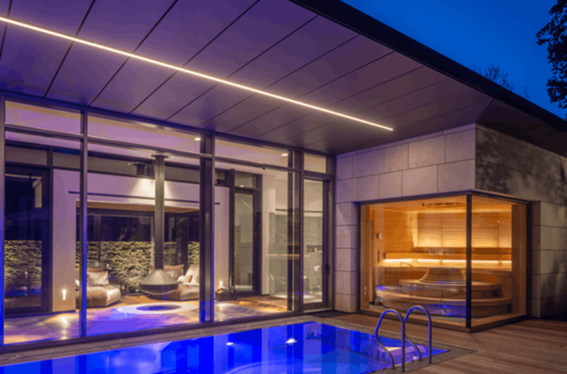 Die maßgeschneiderte Sauna DOME von KLAFS. © KLAFS