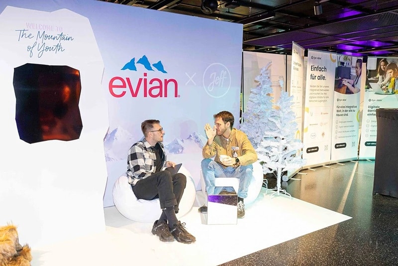 Evian auf dem Markenfestival 2025 (Bild: Kenny Beele / ESB Marketing Netzwerk)