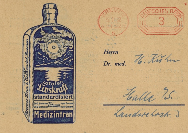 Unter dem Namen Livskraft hat Henry Lamotte ab 1925 Lebertran vermarktet (Bild: Henry Lamotte)