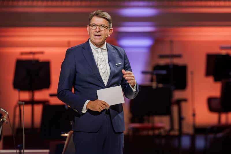 Kulturstaatsminister Wolfram Weimer bei der Verleihung des Opus Klassik 2026 im Konzerthaus am Gendarmenmarkt in Berlin. © BrauerPhotos/M. Wüstenhagen