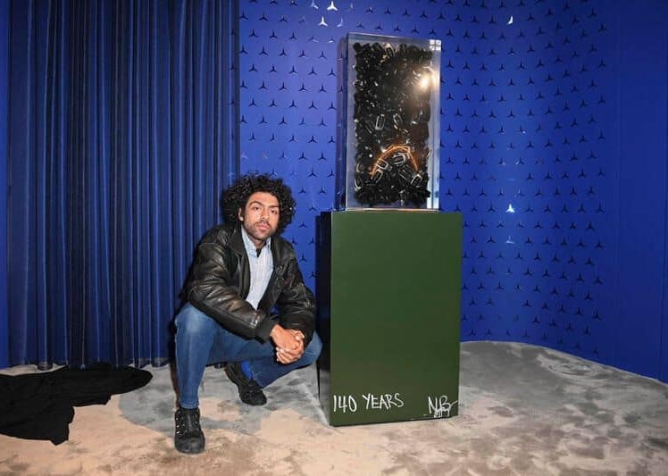 Mercedes-Benz feiert 140 Jahre mit Kunst von Noah Becker