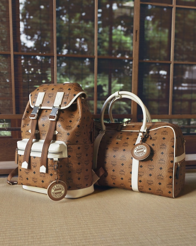 Der Ottomar Weekender und der Stark Backpack (Bild: MCM / adidas / FC Bayern München)