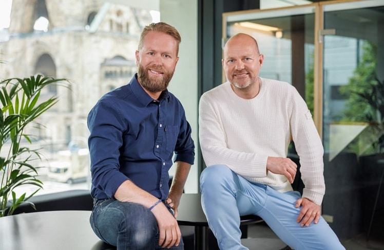 Gründer und CEO Stephan Stricker (rechts) mit Fredrik Green, dem er nach erfolgreich etabliertem Schweden-Geschäft nun auch die Rolle des Managing Director für Norwegen anvertraut