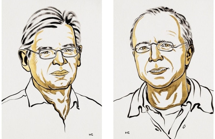 Peter Hegemann (l.) und Georg Nagel erhalten gemeinsam mit Karl Deisseroth den Medizin-Nobelpreis 2026 für ihre Forschung zur Optogenetik.
