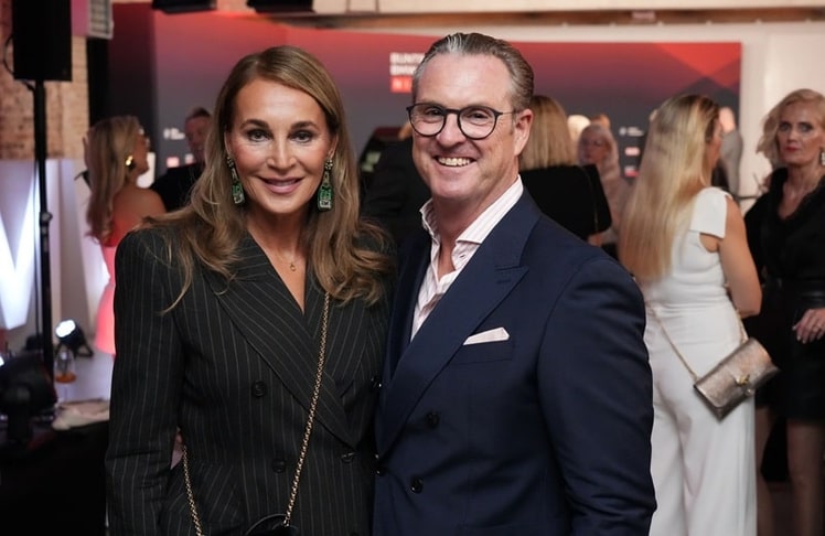 Moderatorin Caroline Beil und Denis Donnerberg (BMW Niederlassungsleiter NRW) am Donnerstag, 08. Oktober 2026 bei der Bunte x BMW Night in Düsseldorf. Viele weitere Bilder vom Abend enthält die am Artikelende verlinkte Galerie!