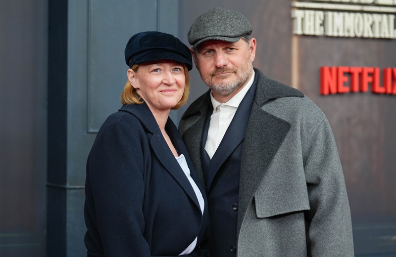 Union-Trainer Steffen Baumgart mit Ehefrau Katja (Bild: Brauer Photos / J. Harrell)