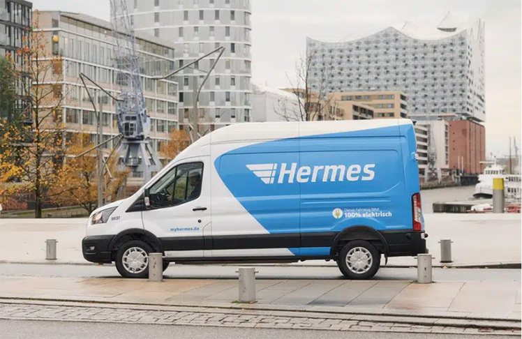  In Hamburg, München und Hannover erfolgt die Zustellung via Hermes mittlerweile im gesamten Stadtgebiet elektrisch. © Hermes Germany