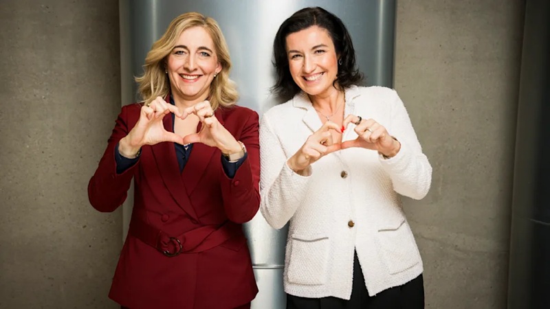 Bundesgesundheitsministerin Nina Warken und Bundesforschungsministerin Dorothee Bär machen gemeinsame Sache (Bild: Axel Springer)