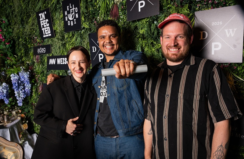 Für den Lidl-Spot "Pizza Passione" geht der Nachwuchs-Hatto an Biko Julian Voigts (Mitte; Bild: Andreas Schlieter)