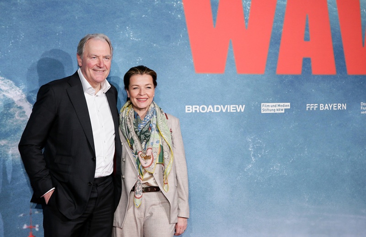 Koelnmesse-Chef Gerald Böse mit Julia Melchior