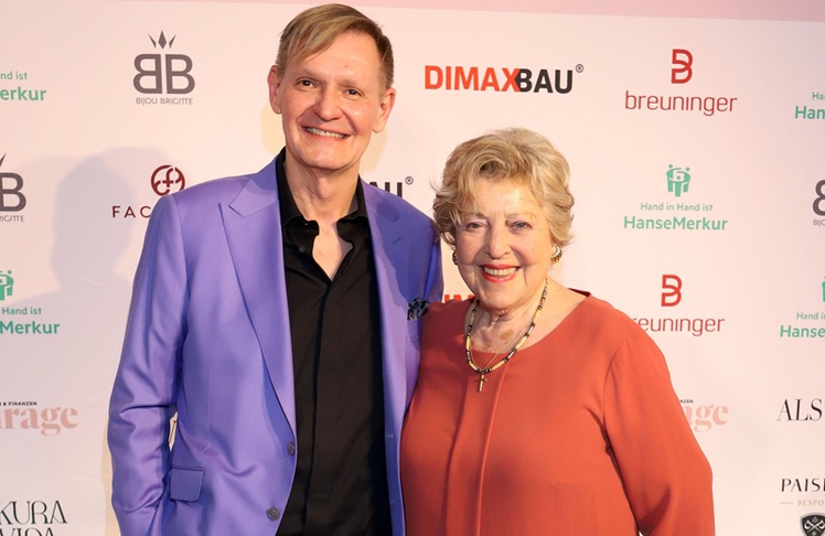 Sören Bauer und Marie-Luise Marjan