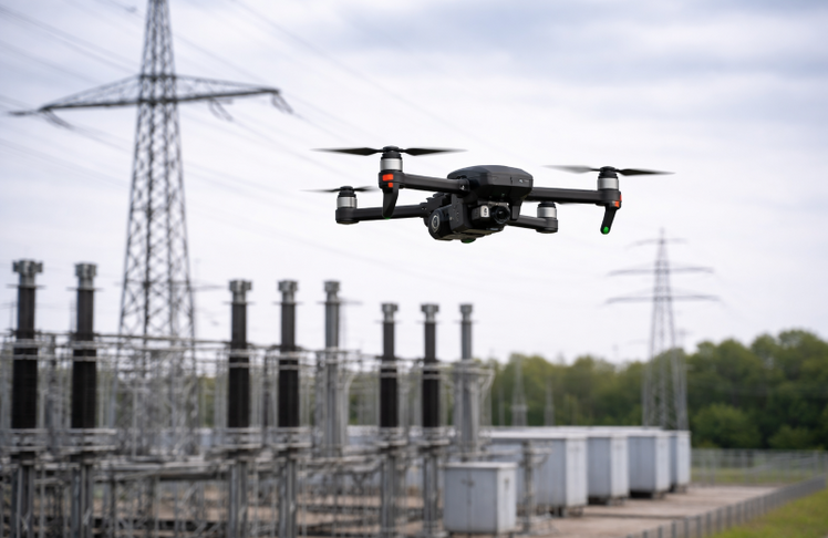Drohnen stellen eine wachsende Herausforderung für den Schutz von Energieinfrastruktur dar.